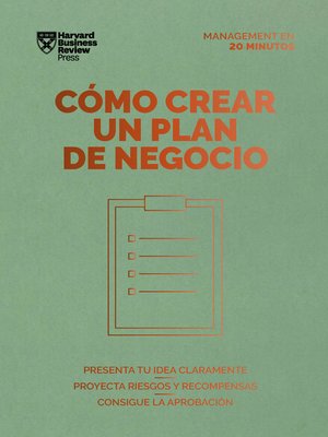 cover image of Cómo crear un plan de negocio. Serie Management en 20 minutos